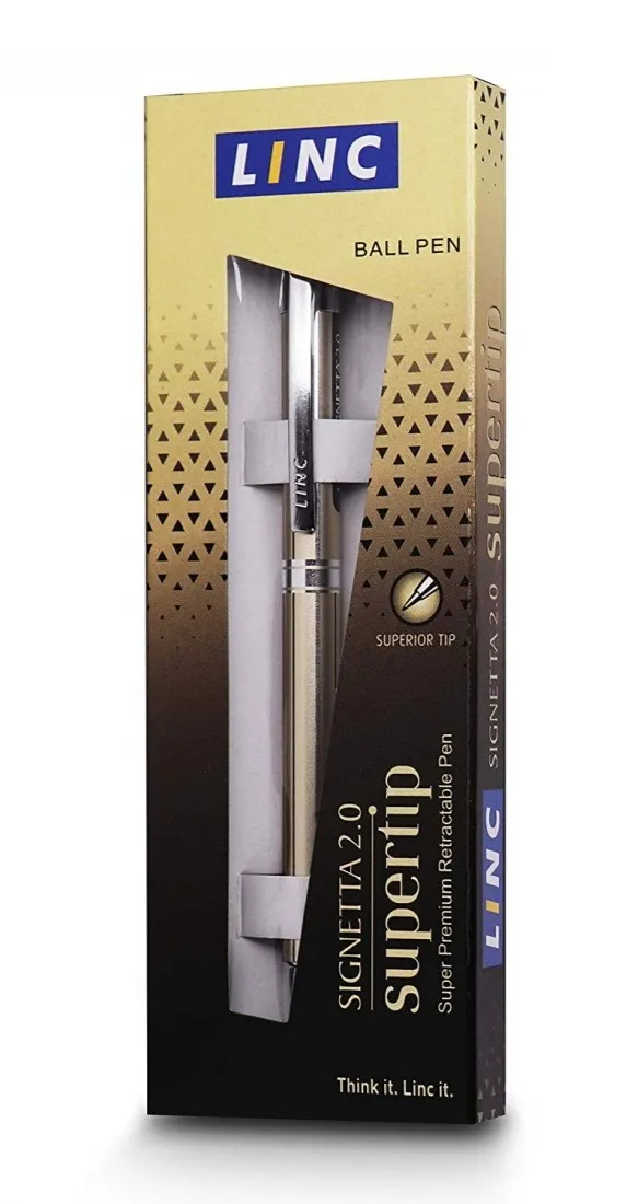 Linc Signetta 2.0 Supertip Ball Pen, (Pack of 5)